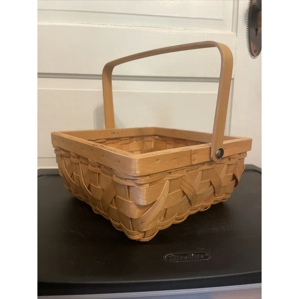 Woven Maple Wood Basket 10